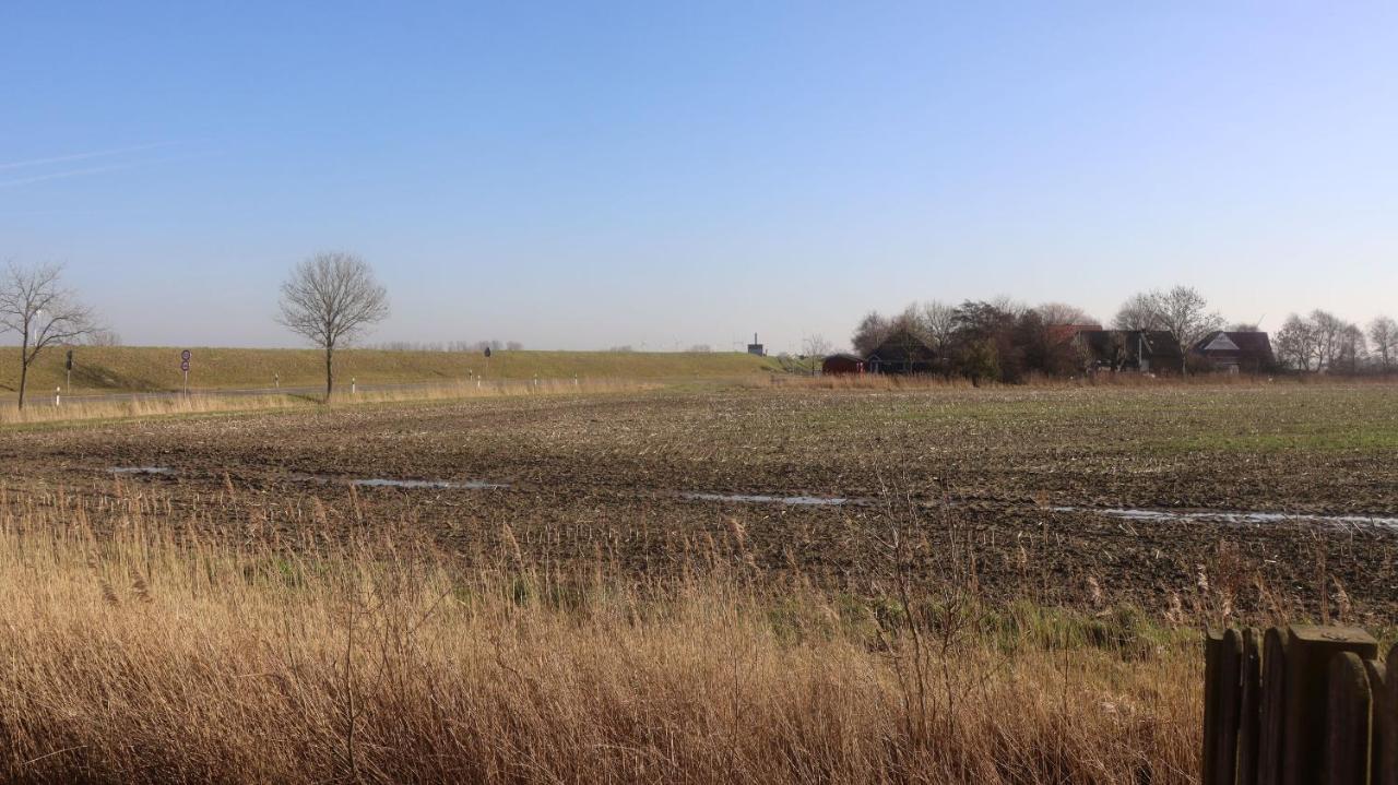 Ferienwohnung Deichblick Dornumersiel Buitenkant foto