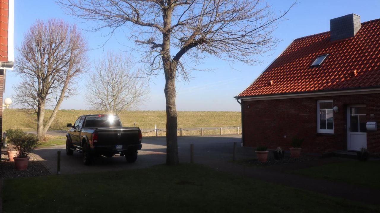 Ferienwohnung Deichblick Dornumersiel Buitenkant foto